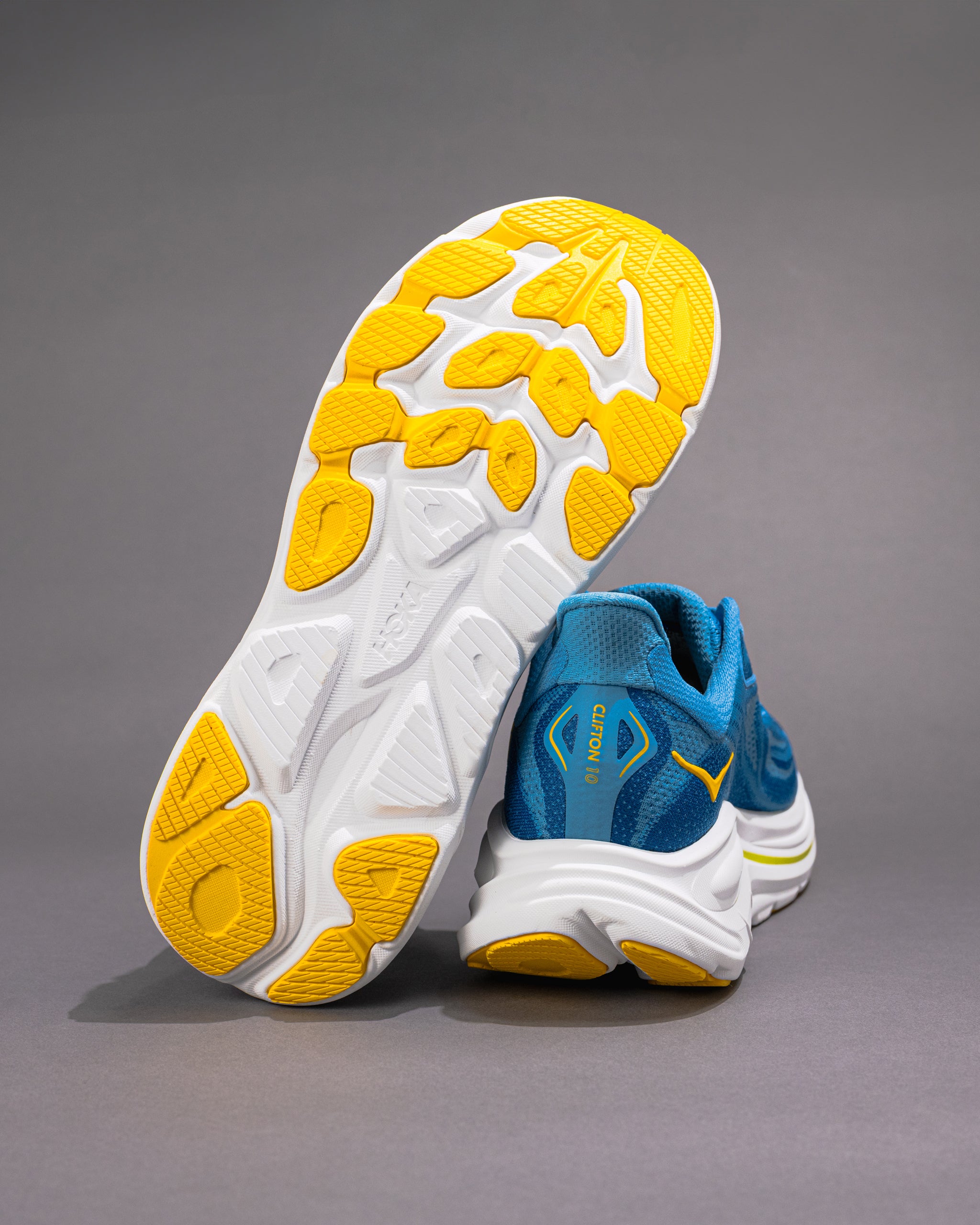 Men's HOKA Clifton 10 – Alpine Blue / Foggy Night Lightweight