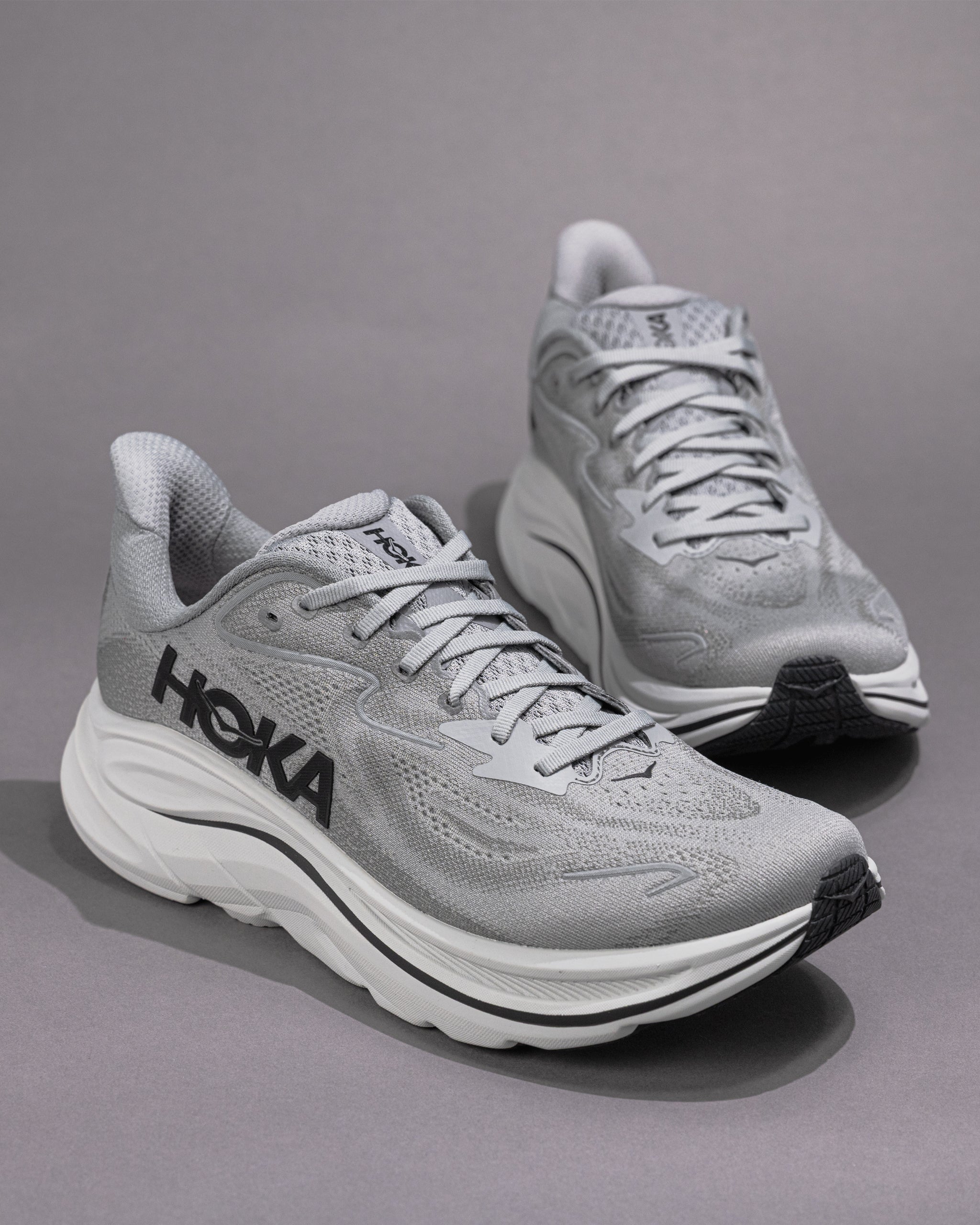 Men's HOKA Clifton 10 Running Shoe – Galactic Grey/Asteroid