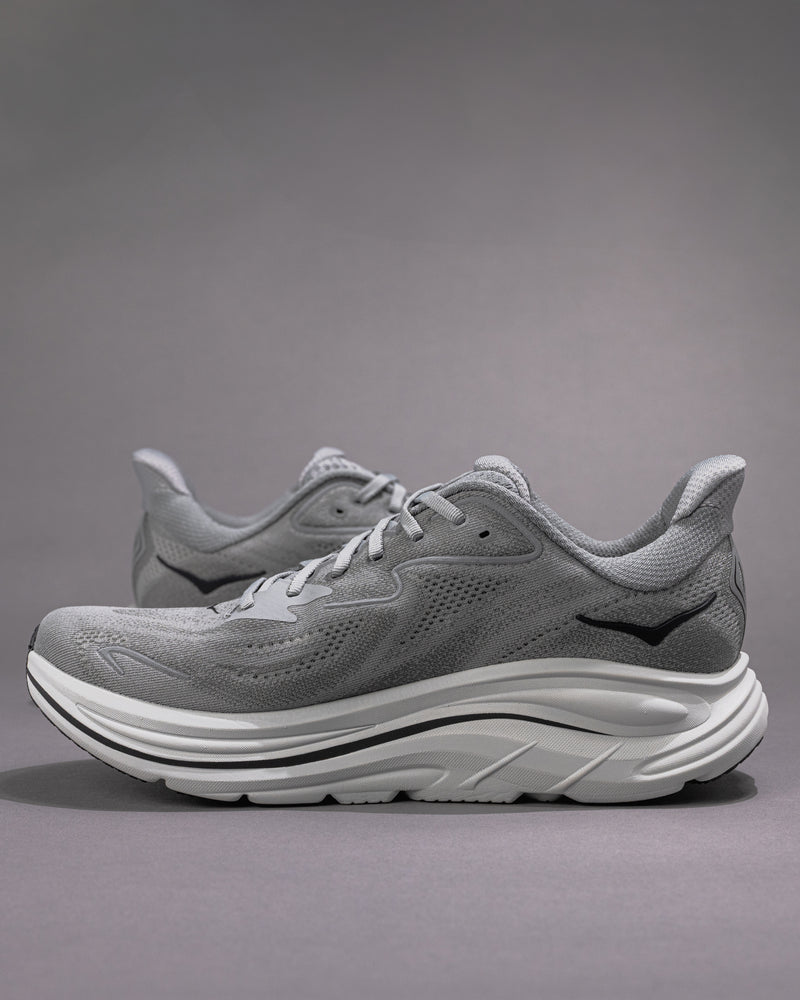 Men’s HOKA Clifton 10 – Galactic Grey / Asteroid Lightweight Trainer