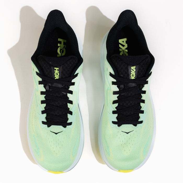 Men's HOKA Clifton 10 Lightweight Running Shoe in Mint Fluorite/Luna Moth