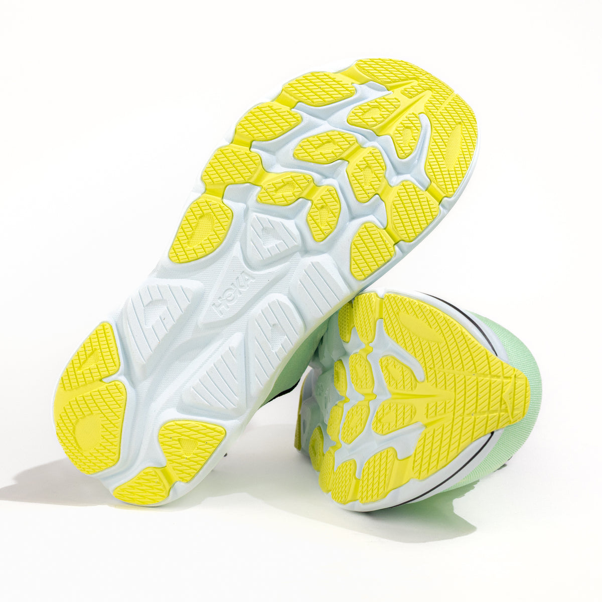 Men's HOKA Clifton 10 Lightweight Running Shoe in Mint Fluorite/Luna Moth