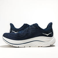 Men's HOKA Clifton 10 Lightweight Running Shoe in Navy/White