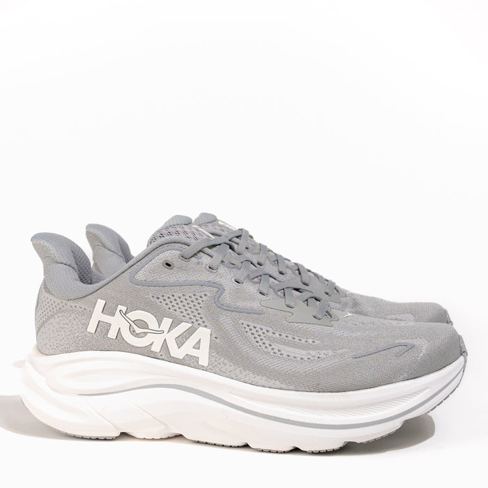 Men's HOKA Clifton 10 Lightweight Running Shoe in Stellar Grey/Stardust
