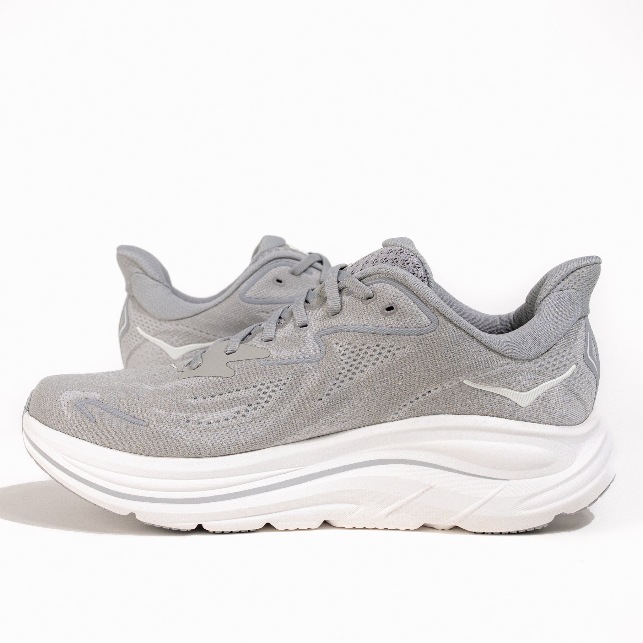 Men's HOKA Clifton 10 Lightweight Running Shoe Stellar Grey