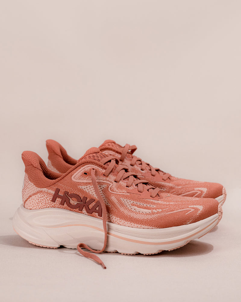 Women’s HOKA Clifton 10 in Blush / Rose - Lightweight Running Shoe