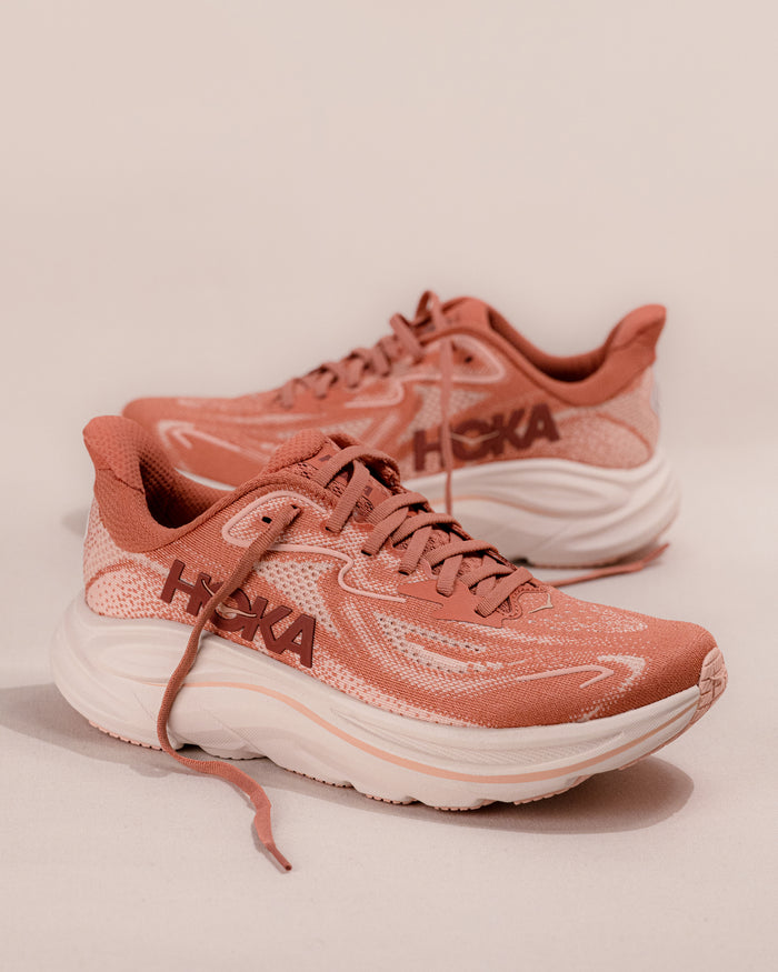 Women’s HOKA Clifton 10 in Blush / Rose - Lightweight Running Shoe
