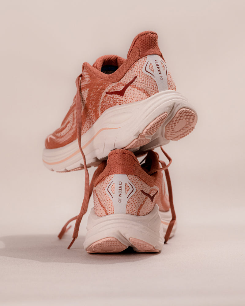 Women’s HOKA Clifton 10 in Blush / Rose - Lightweight Running Shoe