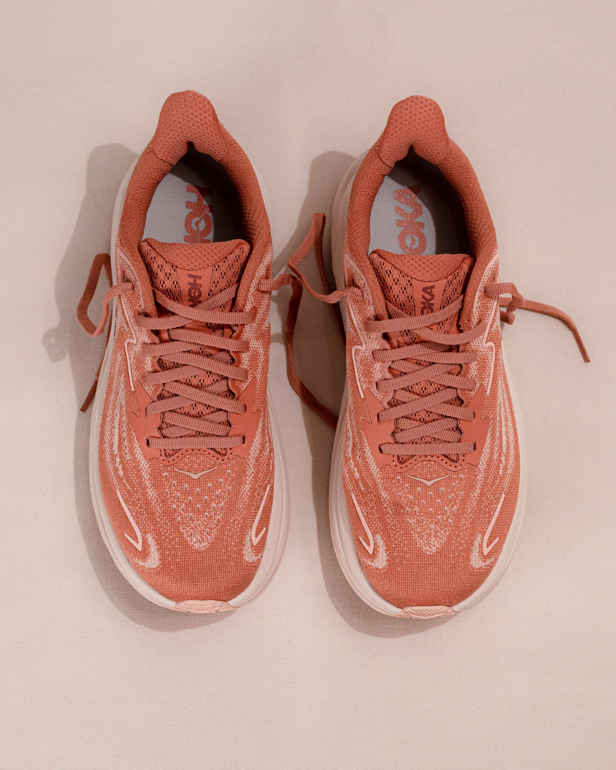 Women’s HOKA Clifton 10 in Blush / Rose - Lightweight Running Shoe