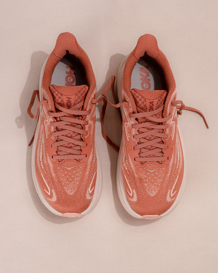 Women’s HOKA Clifton 10 in Blush / Rose - Lightweight Running Shoe
