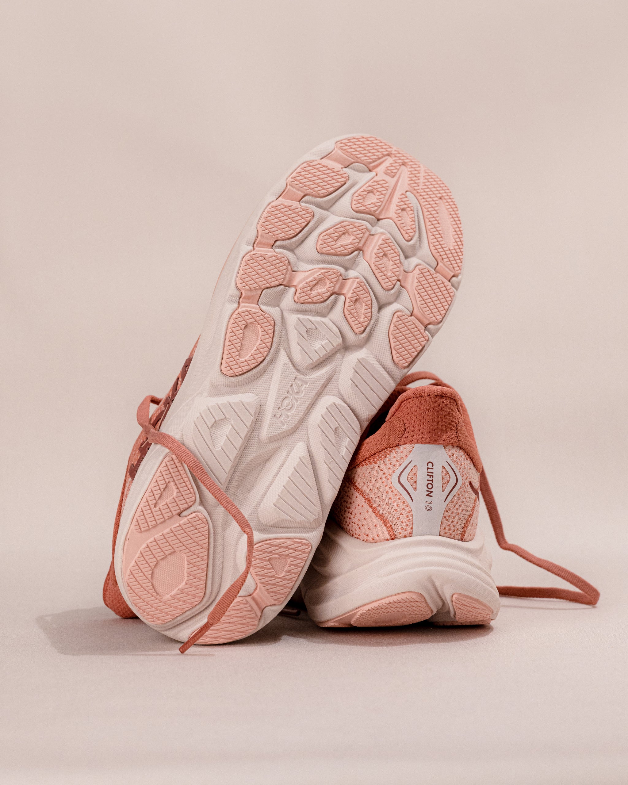 Women's HOKA Clifton 10 in Blush/Rose - Lightweight Running Shoe