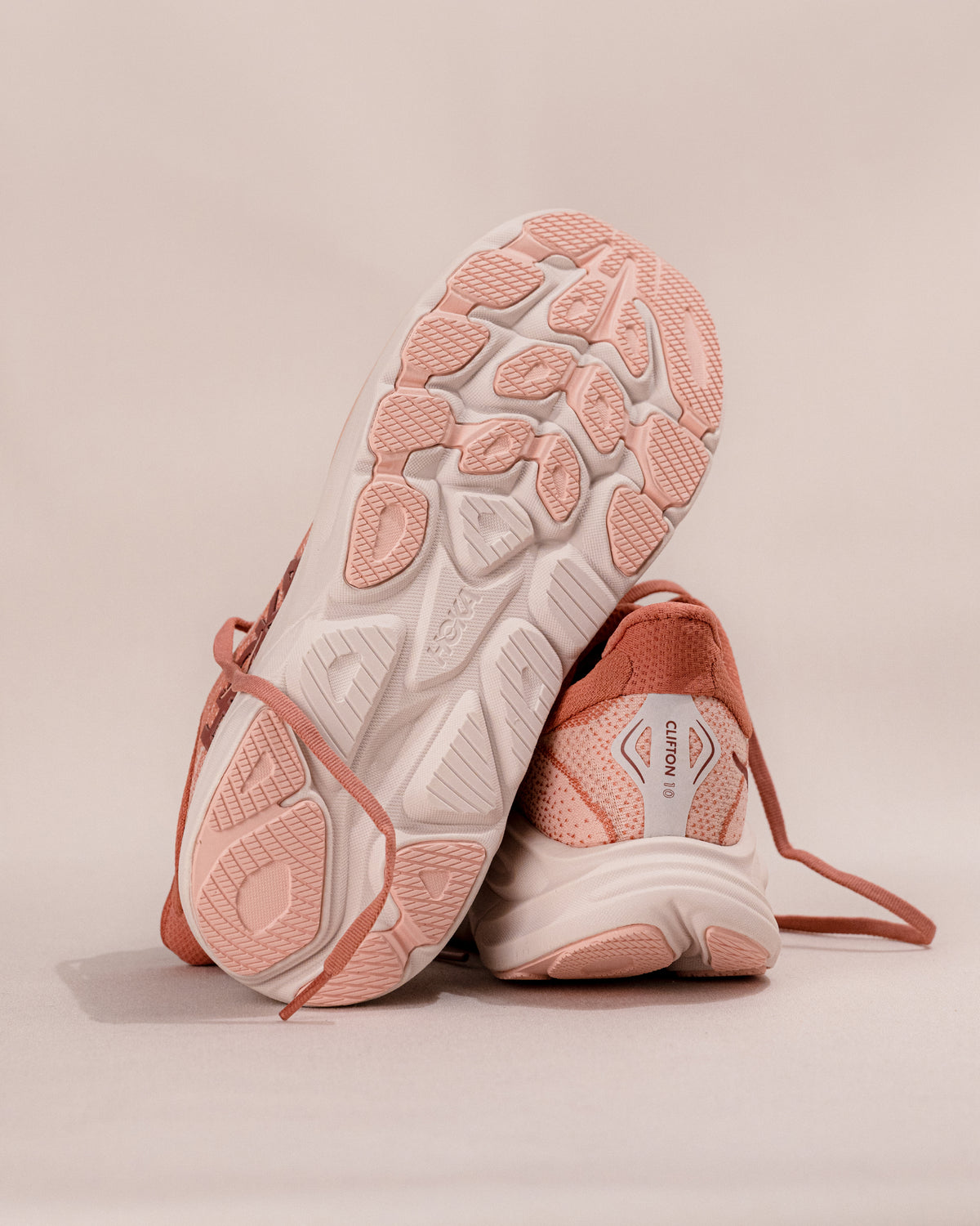 Women’s HOKA Clifton 10 in Blush / Rose - Lightweight Running Shoe