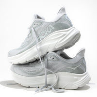 Women's HOKA Clifton 10 Lightweight Running Shoe in Cosmic Grey/Stardust