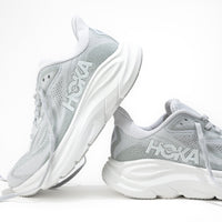 Women's HOKA Clifton 10 Lightweight Running Shoe in Cosmic Grey/Stardust