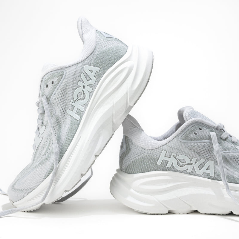 Women's HOKA Clifton 10 Lightweight Running Shoe in Cosmic Grey/Stardust