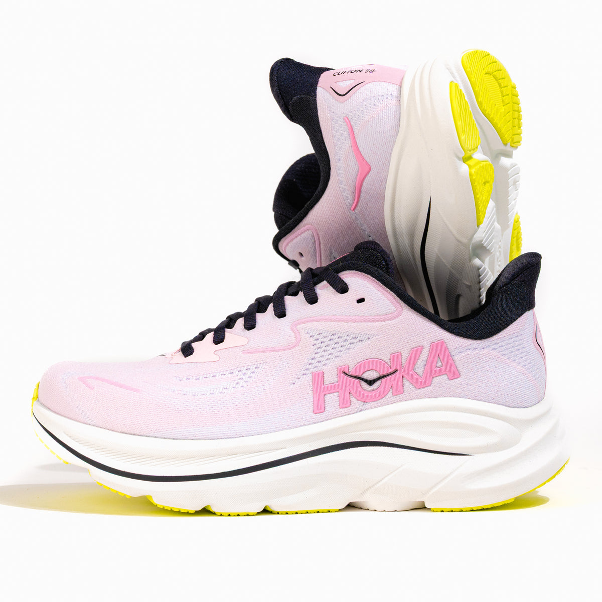 Women's HOKA Clifton 10 Lightweight Running Shoe in Carnation/Starlight