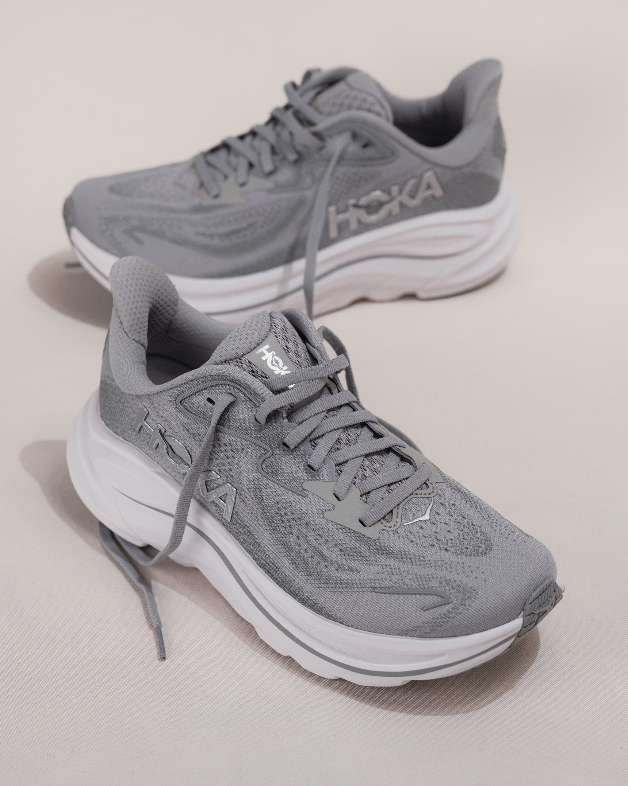 Women's HOKA Clifton 10 in Stellar Grey - Lightweight Running Shoe