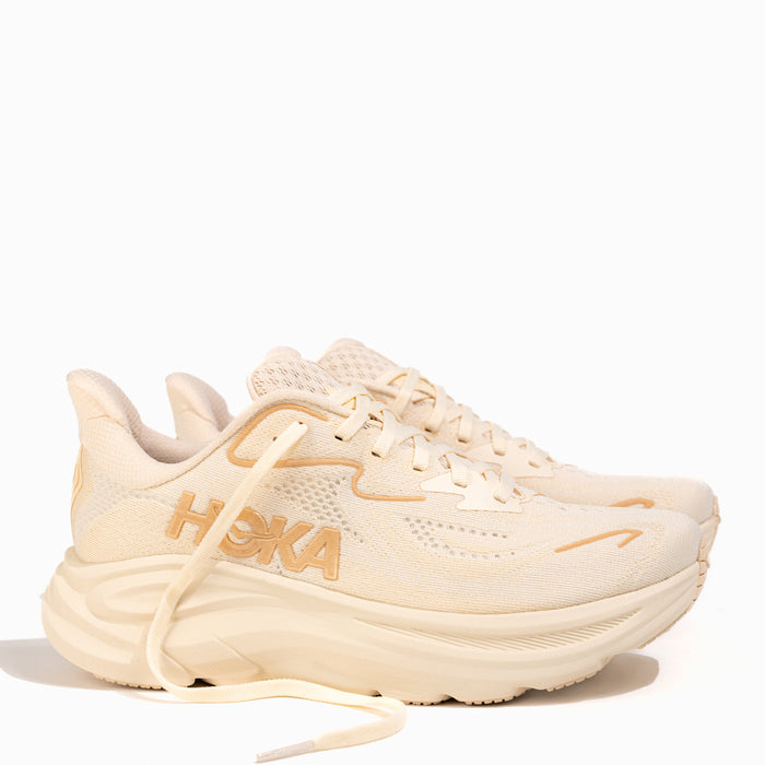 Women's HOKA Clifton 10 Lightweight Running Shoe in Vanilla/Birch