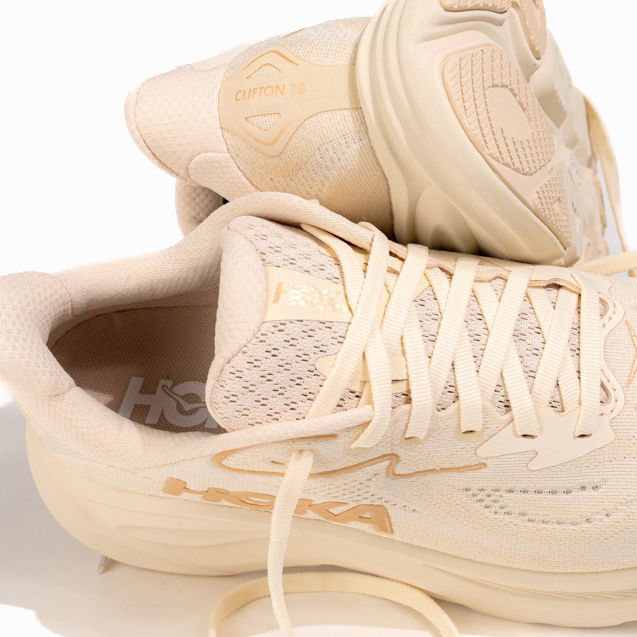HOKA ホワイトCLIFTON10 23cm HOKA Clifton 10 Women's White/White – Holabird Sports