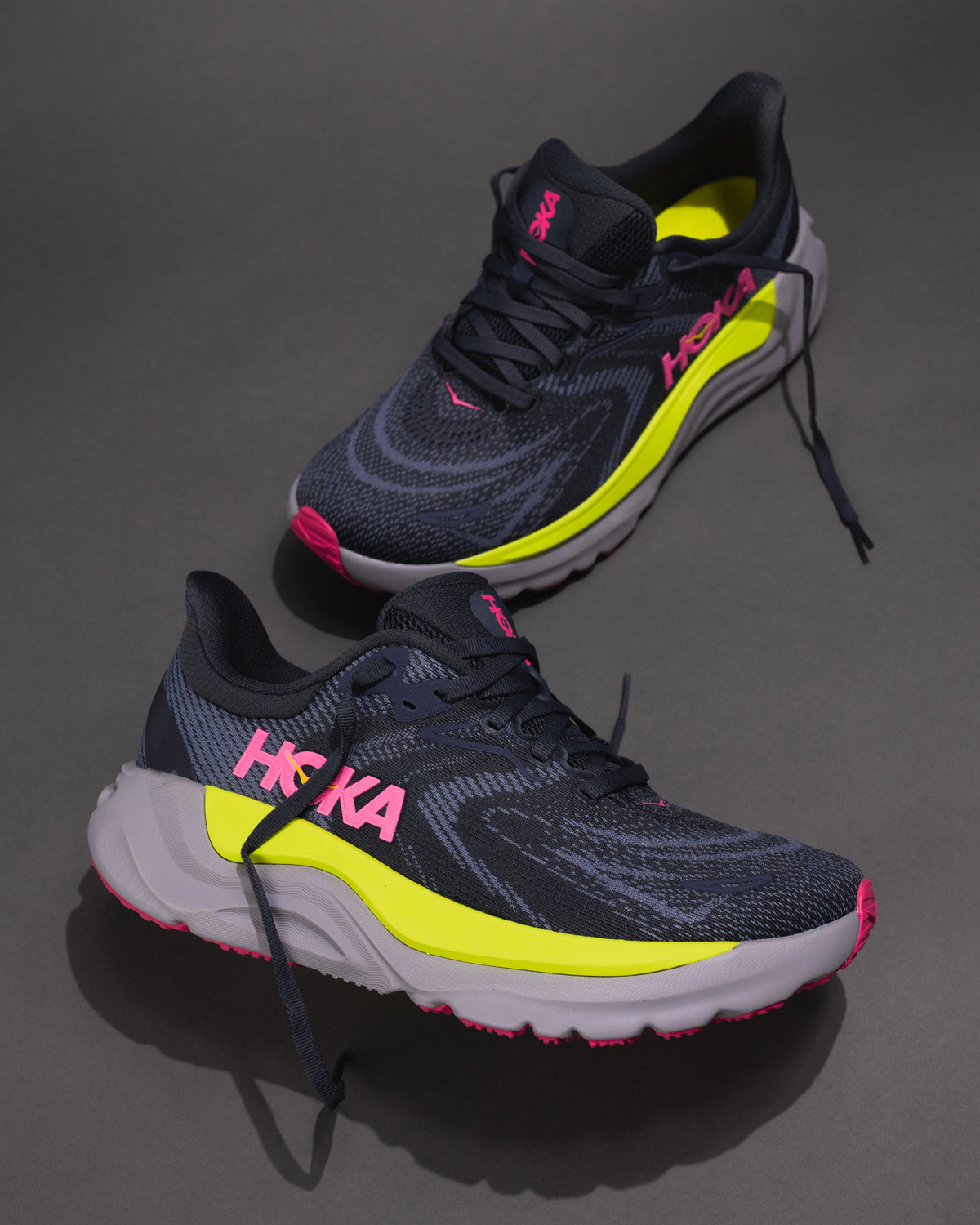 Women’s HOKA Arahi 8 – Charcoal Grey / Grey Skies Stability Running Shoe