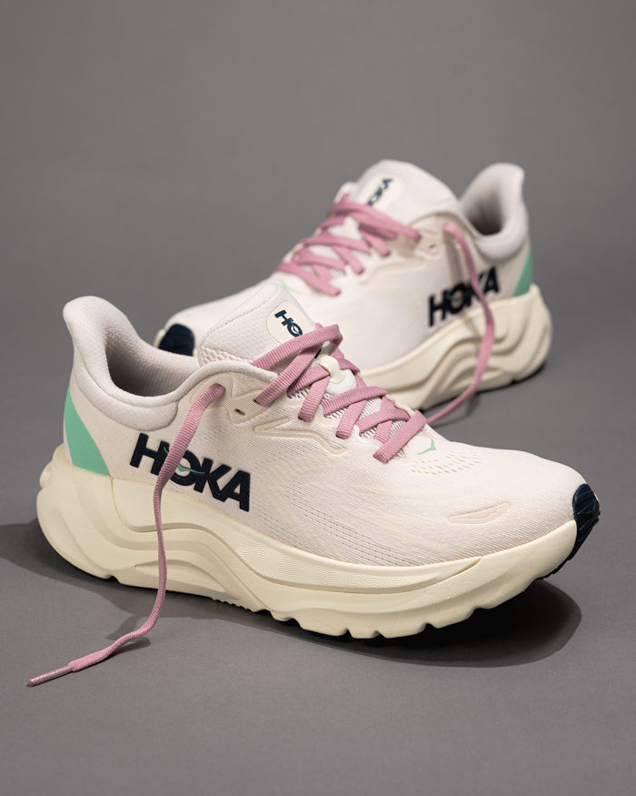 Women’s HOKA Arahi 8 – Rose Cream / Alabaster Stability Running Shoe