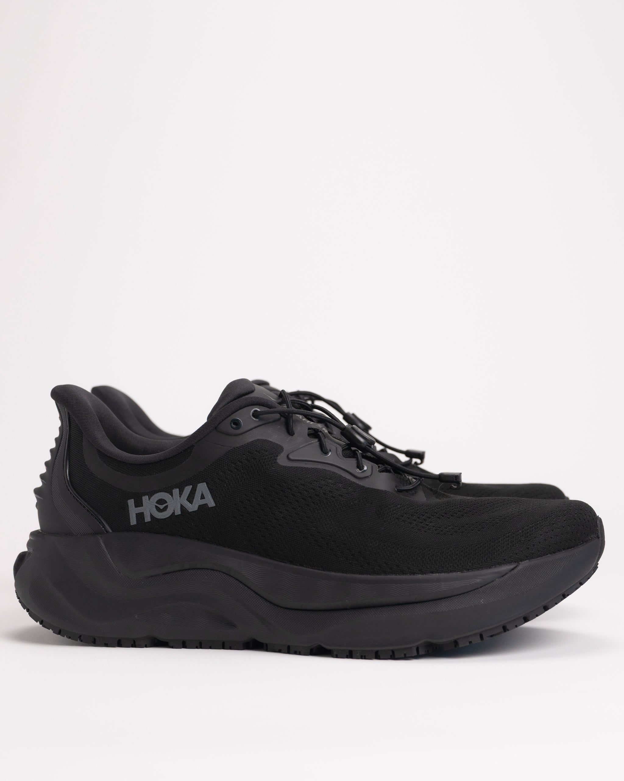 Men's HOKA Arahi SR – Oil & Slip-Resistant Comfort Shoe in Black