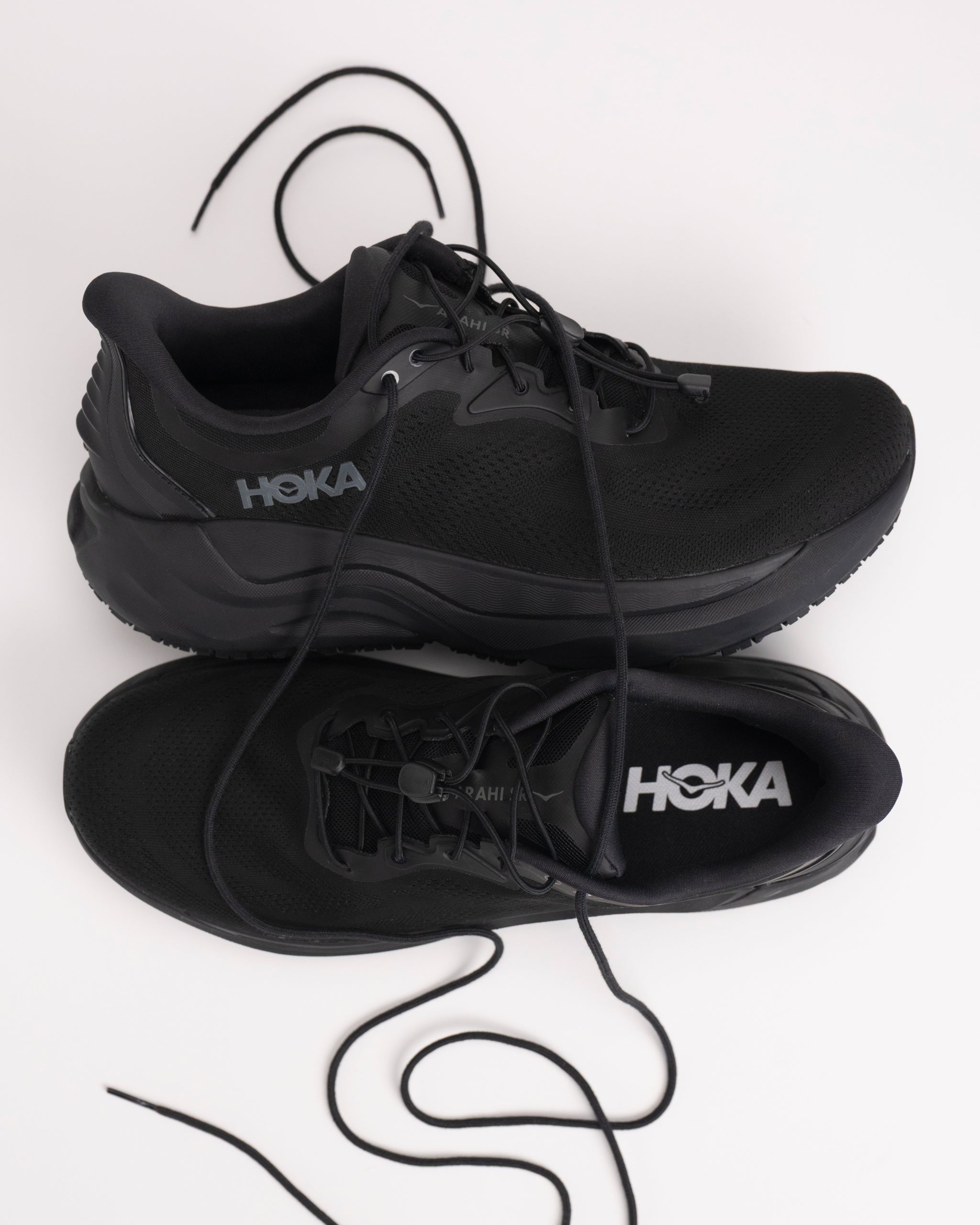 Men's HOKA Arahi SR – Oil & Slip-Resistant Comfort Shoe in Black