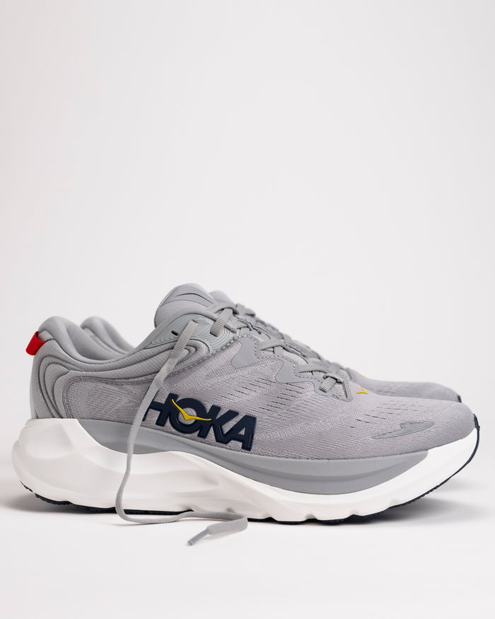 Gray Men’s HOKA Gaviota 6 Stability Road Running Shoe in Stellar/Stardust