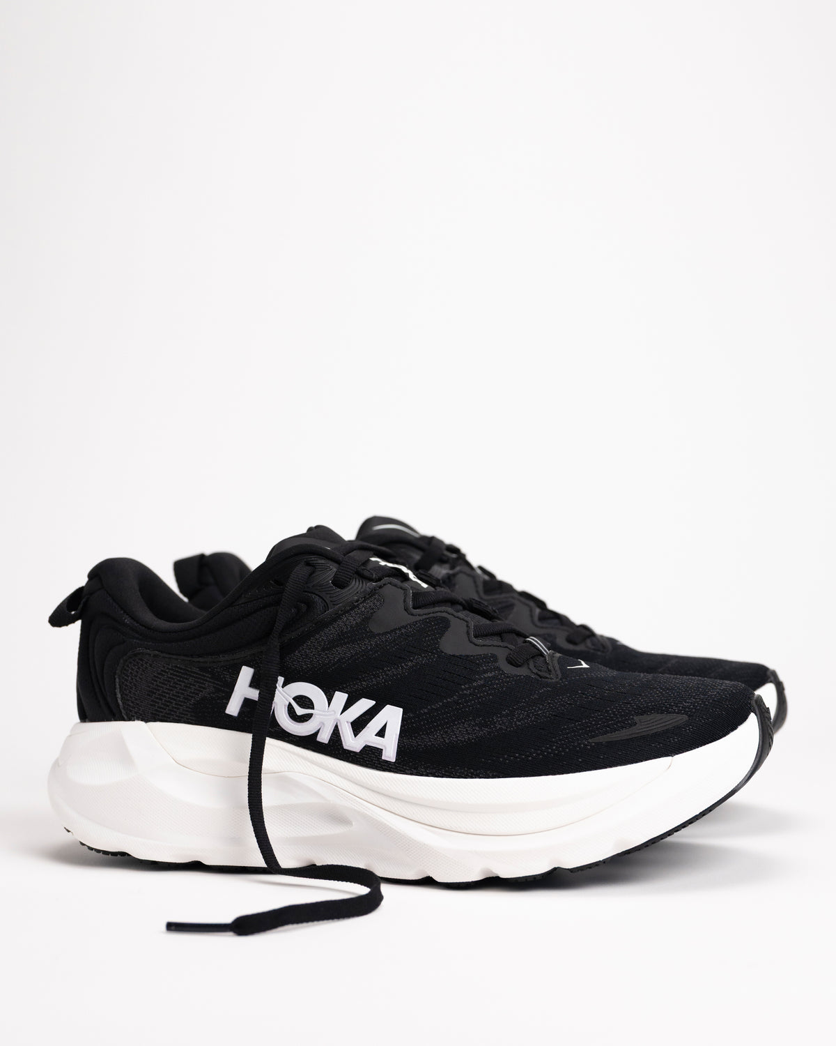 Side view of Women’s HOKA Gaviota 6 showing supportive stability midsole design