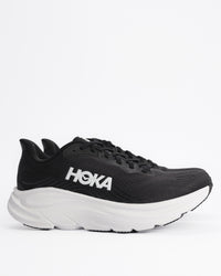 Men's HOKA Clifton 11 Running Shoe – Balanced Cushion Neutral Road Running in Black / White