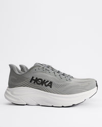 Men's HOKA Clifton 11 Running Shoe – Balanced Cushion Neutral Road Running in Galactic Grey / Stellar Grey