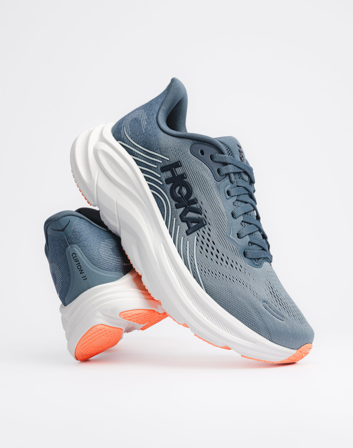 W-CLIFTON 11 - FADED NAVY/GLIMMERING BLUE - MESH