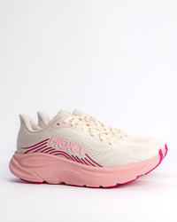Women's HOKA Clifton 11 Running Shoe – Balanced Cushion Neutral Road Running in Rose Cream / Dewy Pink