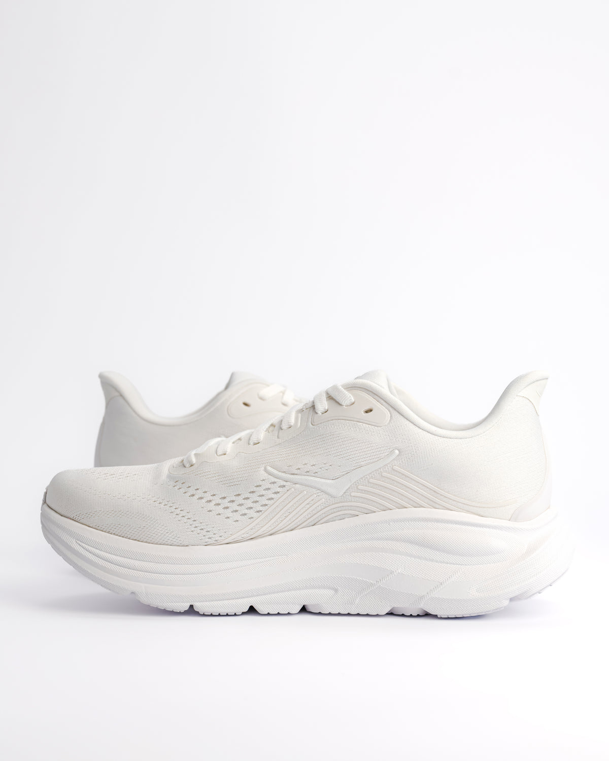 Women's HOKA Clifton 11 Running Shoe – Balanced Cushion Neutral Road Running in All White