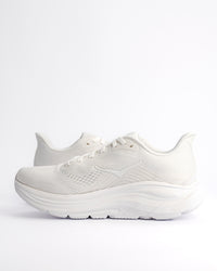 Women's HOKA Clifton 11 Running Shoe – Balanced Cushion Neutral Road Running in All White