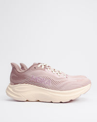 Women's HOKA Clifton 11 Running Shoe – Balanced Cushion Neutral Road Running in Glimmers Pink Opal / Quartzite