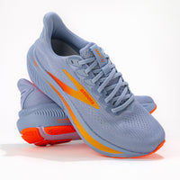 Women’s Brooks Ghost 17 Road‑Running Shoe in Blue Heron/White/Orange