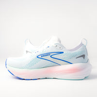 Women's Brooks Glycerin 22 Road-Running Shoe in White/Limpet Shell/Amparo Blue - 120434-110