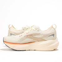 Women's Brooks Glycerin 22 Road-Running Shoe in Coconut/Chateau Grey