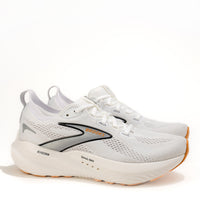 Women's Brooks Glycerin 22 Road-Running Shoe in White/Grey - new for 2025