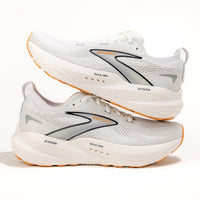 Women's Brooks Glycerin 22 Road-Running Shoe in White/Grey - new for 2025