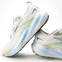 Women's Brooks Glycerin 22 Road-Running Shoe in White/Pearlized