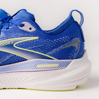 Women's Brooks Glycerin GTS 22 Road-Running Shoe in Amparo Blue/Hyper Iris/Yellow