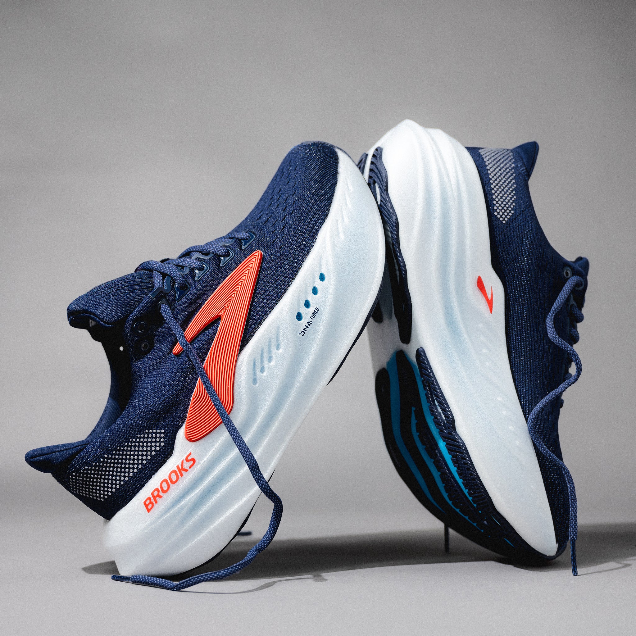 Women's Brooks Glycerin Max Running Shoe Peacoat/Blue Ribbon/Hot