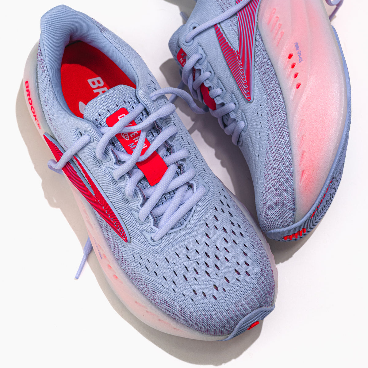 Women's Brooks Running Glycerin Max Shoe in Blue Heron/Pink