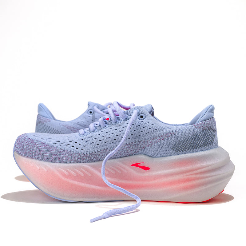 Women's Brooks Running Glycerin Max Shoe in Blue Heron/Pink