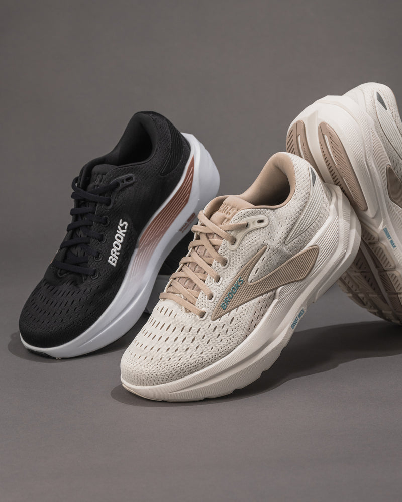 Women’s Brooks Ghost Max 3 – Max Cushion Neutral Trainer in Coconut/Chateau Grey