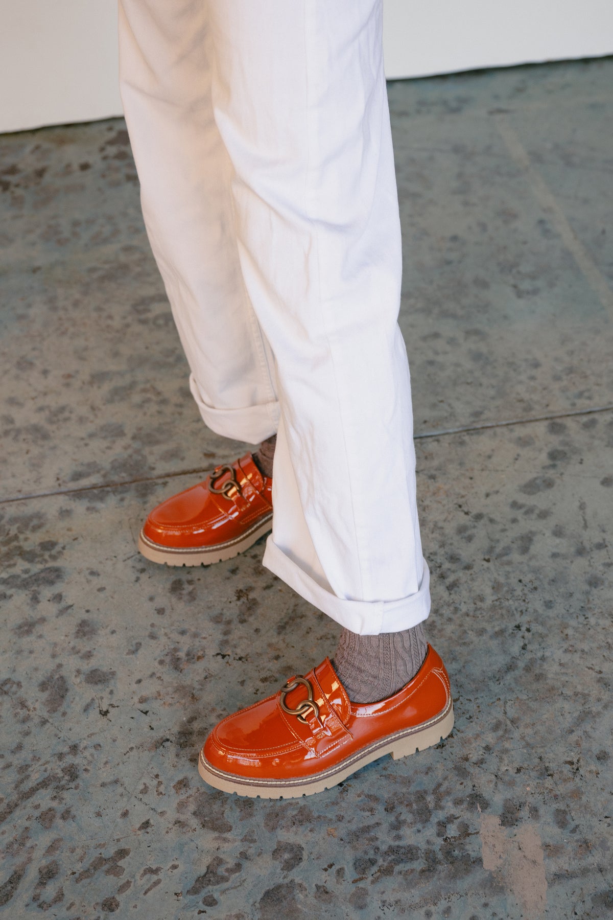 FREMONT - BURNT ORANGE - PATENT