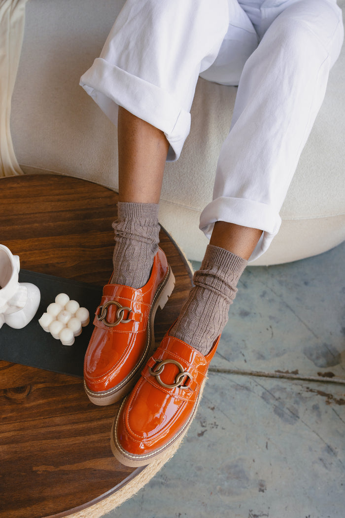 FREMONT - BURNT ORANGE - PATENT