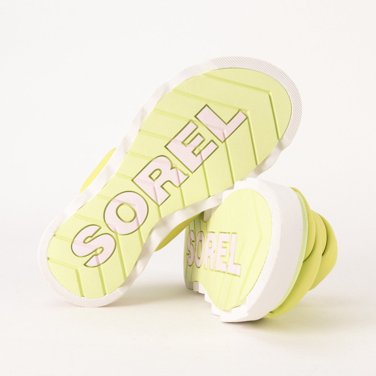 VIIBE TWIST SLIDE - LIME - LEATHER