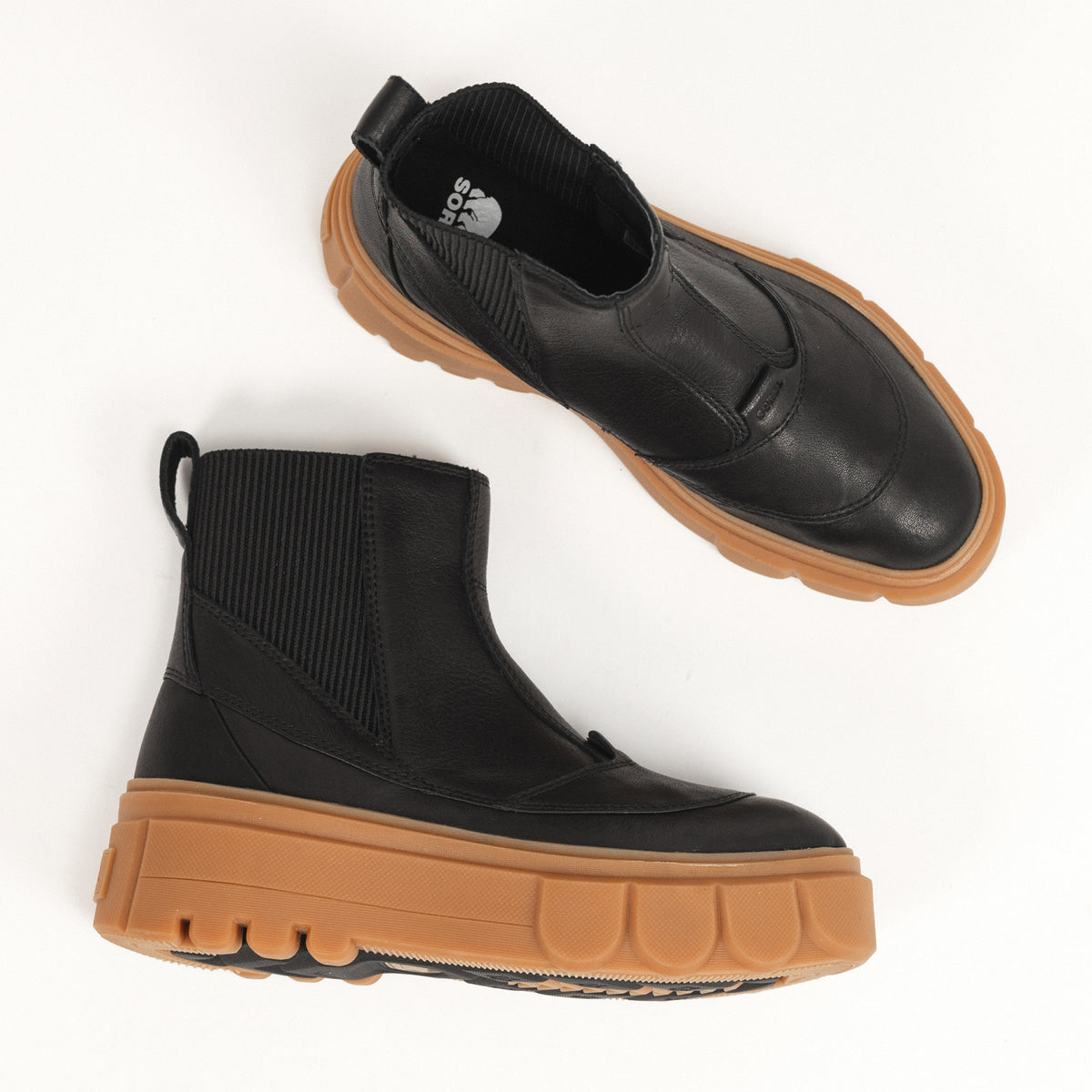 CARIBOU X BOOT CHELSEA - BLACK - LEATHER